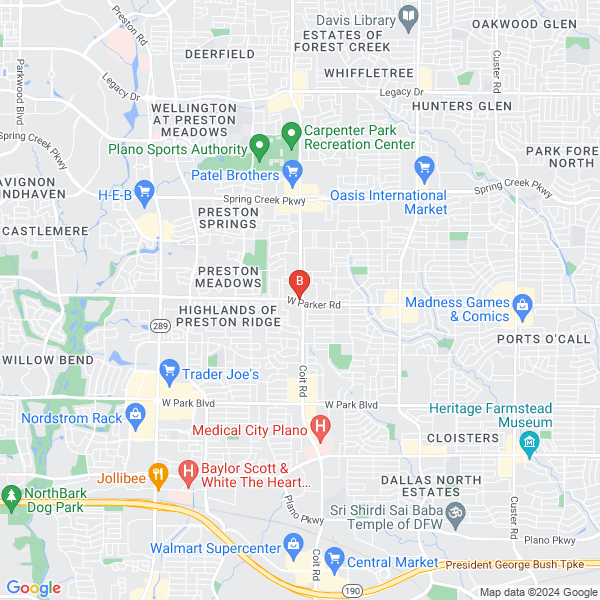 Plano Towing location map: 4001 W Parker Rd, Plano, TX