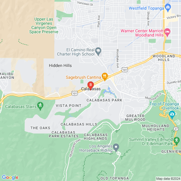 FJR & Associates | Finnegan, Jany, Rashid, and Associates; Realtors Serving the California Market location map: 23925 Park Sorrento Suite A, Calabasas, CA